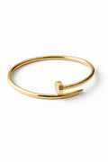18k nail bangle, size 19 (large), 7.77g