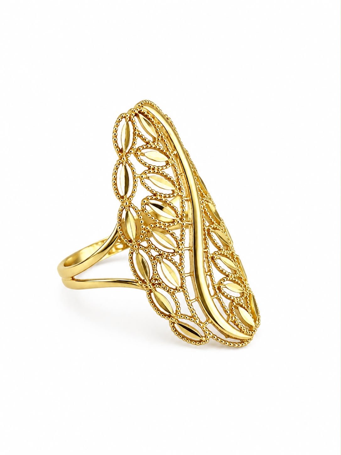 Bague d’or 18k, taille 8, 3.30g image 1
