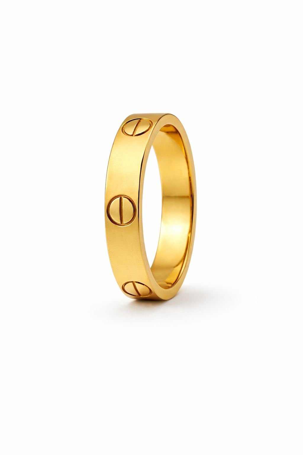 Bague d’or 18k, style love, taille 6.5, 1.75g image 0