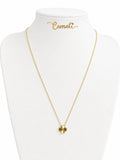 Collier d’or 18k, trèfle de 8mm (petit) ajustable de 40-45cm, 1.48g image 0
