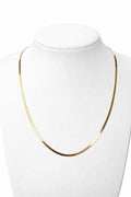 Chaîne plate d’or 18k, 40cm, 2.82g image 0