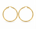 18k gold hoop, 35mm, 2.28g