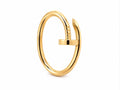 18k gold nail ring, size 7.5, 2.44g