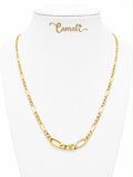 18k gold degraded figaro chain, 45cm, 2.78g